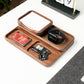 Walnut Wood Desk Organizer Set