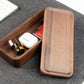 Walnut Wood Desk Organizer Set