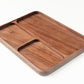 Walnut Wood Desk Organizer Set