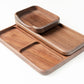 The Pro Organizer Tray Set Walnut Wood