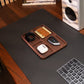 Large Tray Desk  Organizer  Walnut Wood