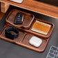 The Pro Organizer Tray Set Walnut Wood